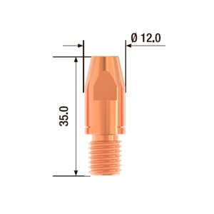 FUBAG Контактный наконечник M10х35 мм CuCrZr D=1.0 мм (25 шт.) в Ульяновске фото