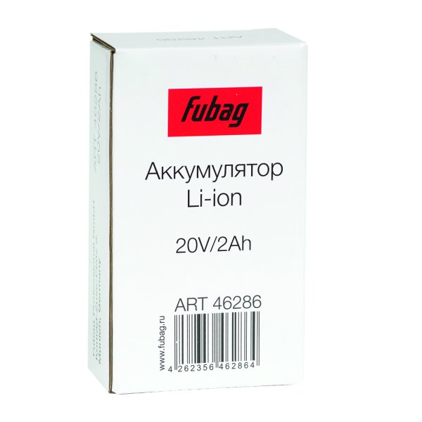 Аккумуляторная батарея FLI5S1P1202 Li-ion к бензиновым газонокосилкам FUBAG с электростартером и минирайдеру (20V/2Ah) в Ульяновске фото
