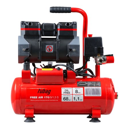 Компрессор безмасляный малошумный FUBAG Свободный Воздух (Free Air) 170/9/1.5 S в Ульяновске фото