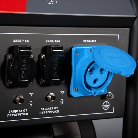Бензиновый генератор с электростартером и коннектором автоматики FUBAG BS 7500 A ES в Ульяновске фото