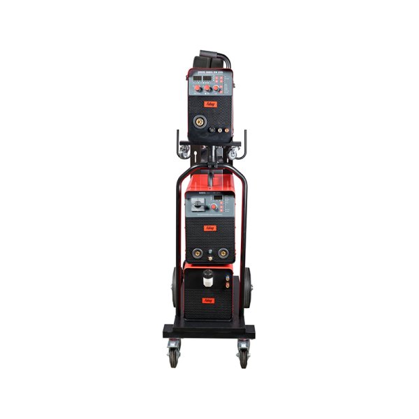 Полуавтомат сварочный FUBAG INMIG 500T DW SYN + подающий механизм DRIVE INMIG DW SYN + шланг-пакет 5 метров 70 мм2 14 pol с жидкостным охлаждением для INMIG 500T DW SYN + горелка FB 500 3m + блок жидкостного охлаждения Cool 70 + тележка для аппаратов в Ульяновске фото