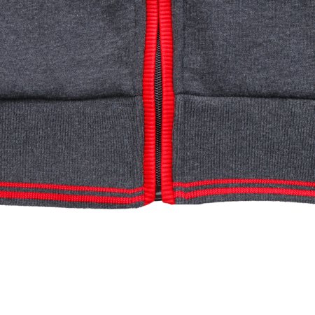 Серо-красная толстовка Fubag с капюшоном  размер M в Ульяновске фото