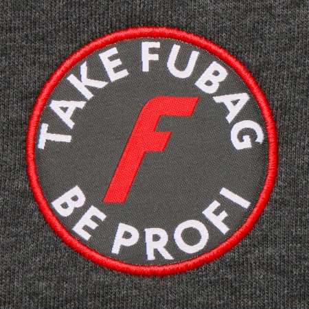 Серо-красная толстовка Fubag с капюшоном  размер XL в Ульяновске фото