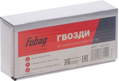 FUBAG Гвозди для F30 (F50 (1.05*1.25, 30 мм, 5000 шт) в Ульяновске фото