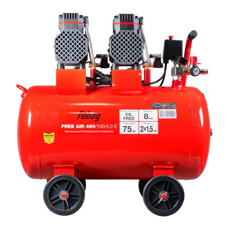 Компрессор безмасляный малошумный FUBAG Свободный Воздух (Free Air) 490/100/4.0 S в Ульяновске фото