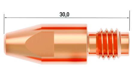 FUBAG Контактный наконечник M8 X 30мм CUCRZR 0.8мм /.030 дюйма в Ульяновске фото