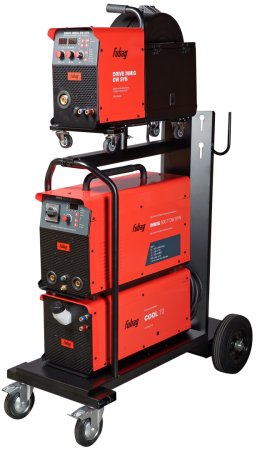 Сварочный полуавтомат INMIG 500T DW SYN + Подающий механизм DRIVE INMIG DW SYN + Шланг-пакет 5 м + Горелка FB 500 3 м + Блок жидкостного охлаждения + Тележка в Ульяновске фото