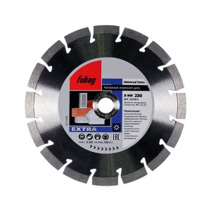 Алмазный отрезной диск FUBAG Universal Extra_ диам. 230/22.2 в Ульяновске фото