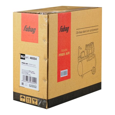 Компрессор безмасляный малошумный FUBAG Свободный Воздух (Free Air) 170/24/1.5 S в Ульяновске фото